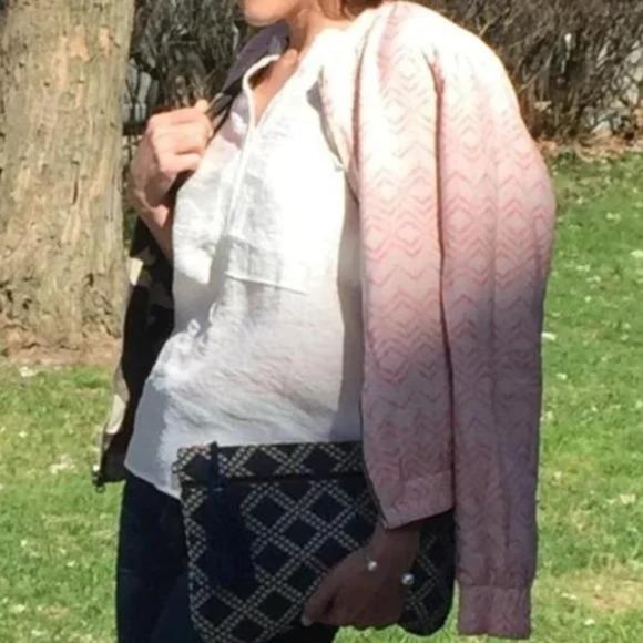 Mango Women's Reversible Camo Print Bomber Jacket, Size Medium - Picture 5 of 8